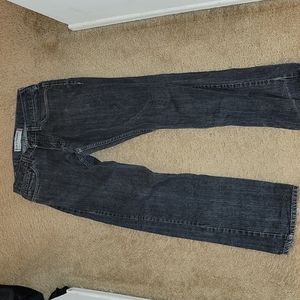 Levi's Slim Straight Black Denim Jeans 31x32